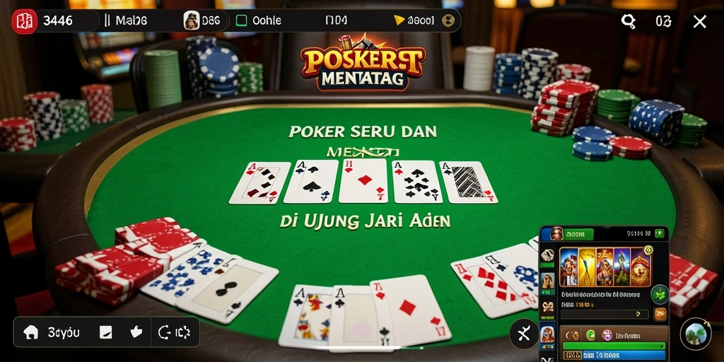 Gameplay seru poker dengan grafis yang menawan di 3446.