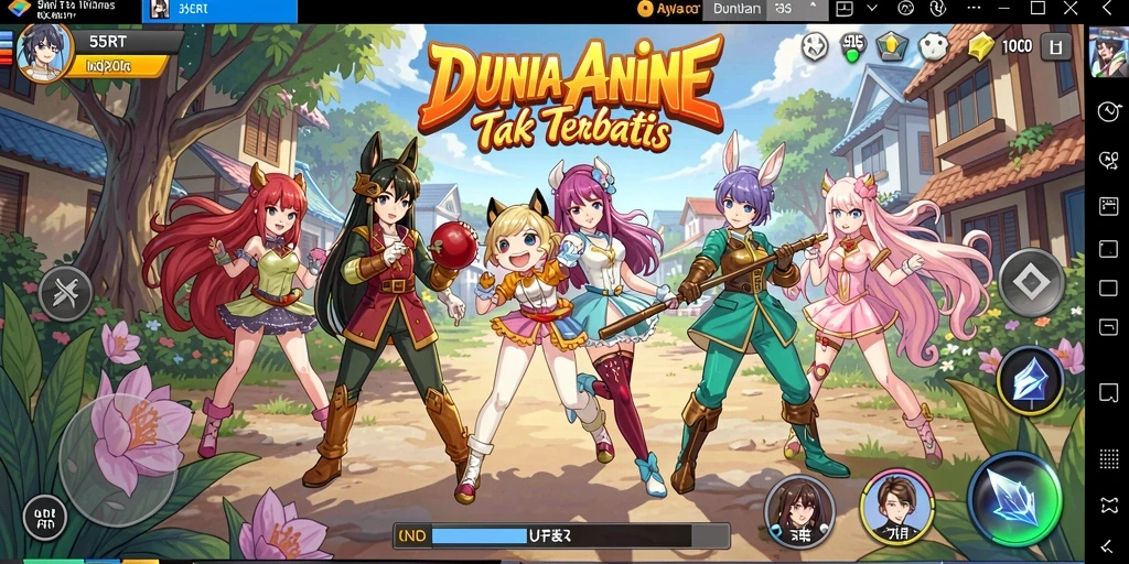 Tangkapan layar 55RT menampilkan aksi mendebarkan dalam pertempuran anime.