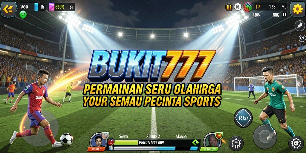 Tampilan gameplay seru BUKIT777 dengan aksi olahraga yang mendebarkan.