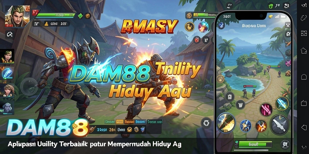 Tampilan antarmuka utama DAM88 yang intuitif dan efisien.
