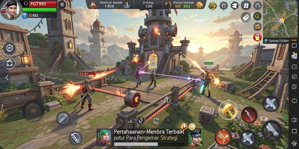 Gameplay seru Tower Defense di HOT985 dengan grafis menawan.