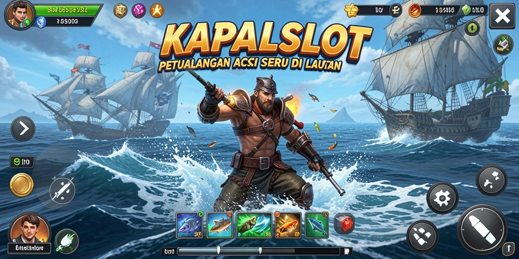 Menampilkan aksi seru dan grafis menakjubkan dari gameplay KAPALSLOT.