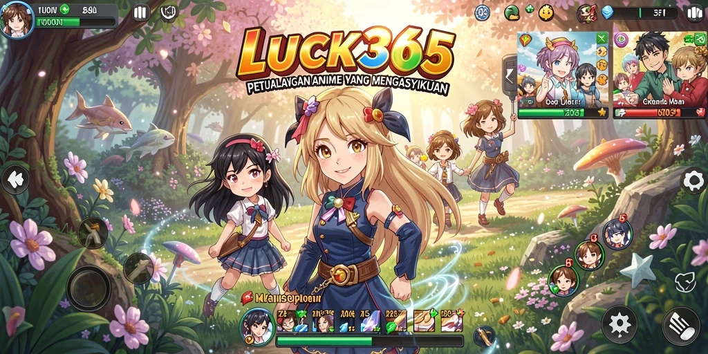 Gameplay seru dan penuh warna dalam LUCK365