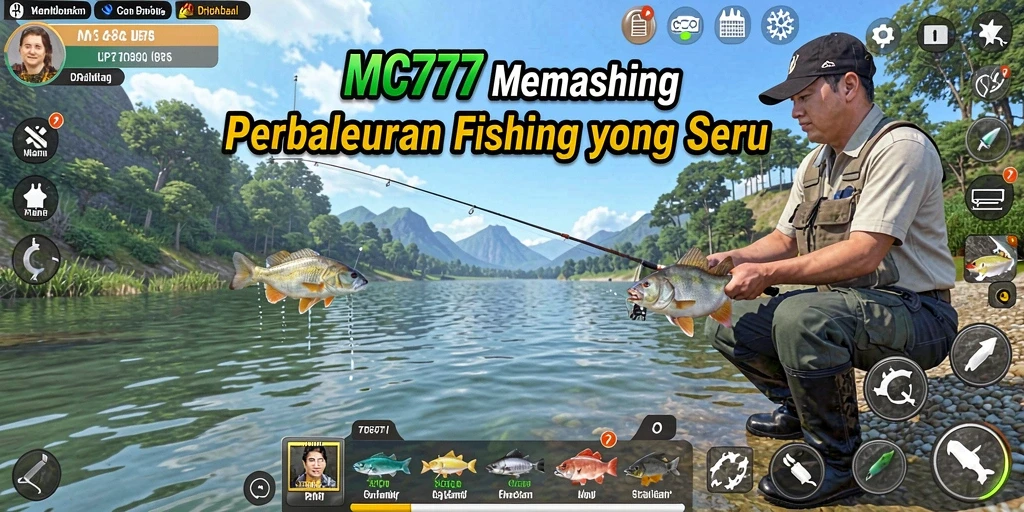Tampilkan aksi memancing seru dari MC777 dengan grafik memukau.