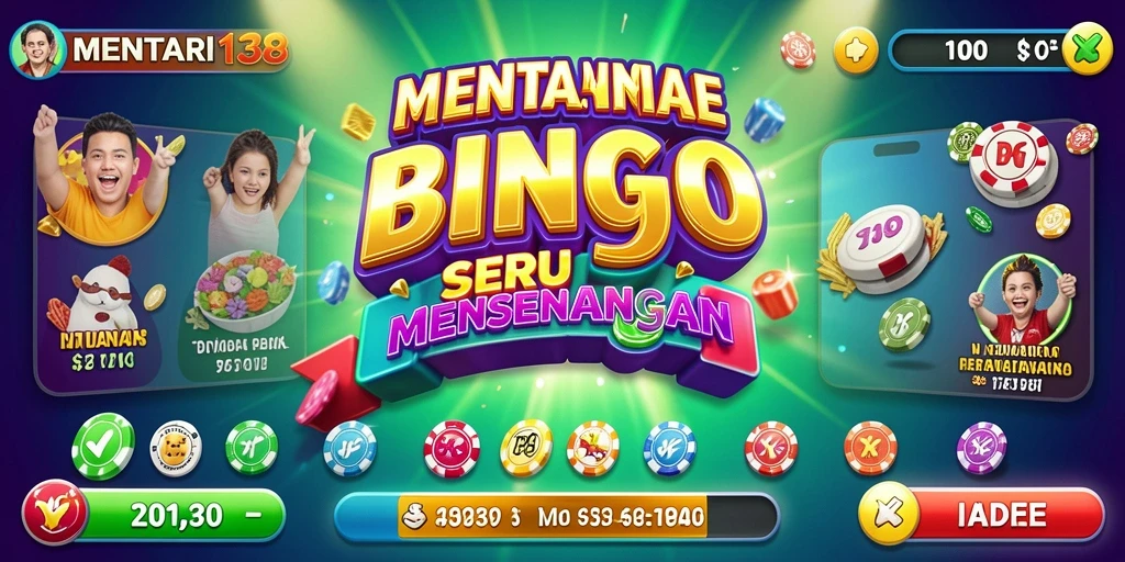 Tampilan gameplay Bingo yang menarik di MENTARI138.