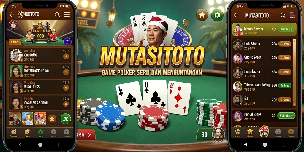 Tampilan gameplay seru di MUTASITOTO yang menampilkan aksi poker mendebarkan.