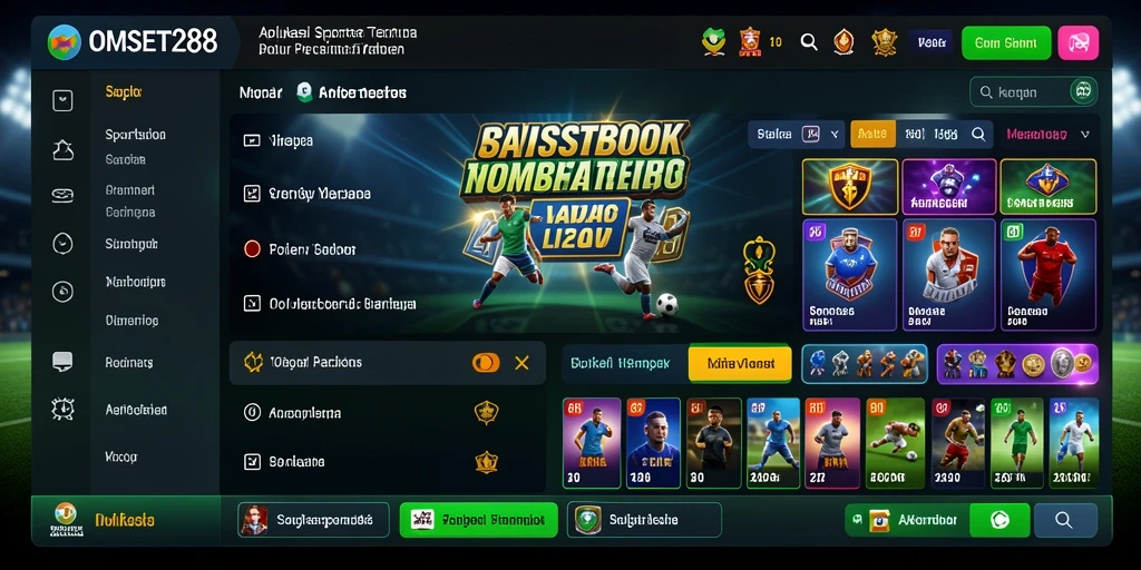 Screenshot gameplay OMSET288 menampilkan pengalaman taruhan olahraga yang seru.