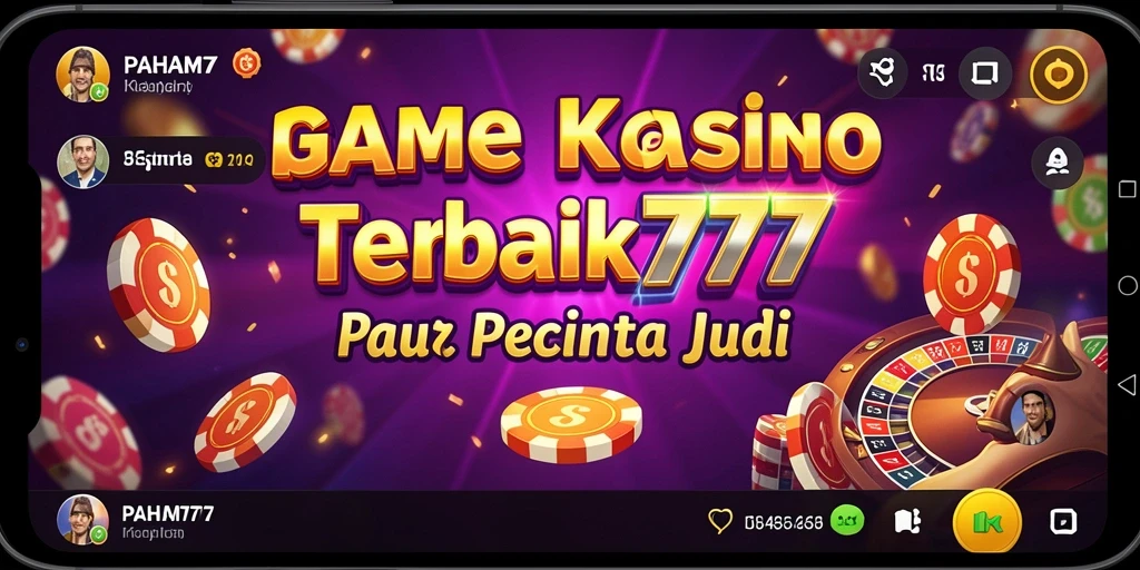 Tampilan gameplay PAHAM777 dengan berbagai permainan kasino yang mengasyikkan.