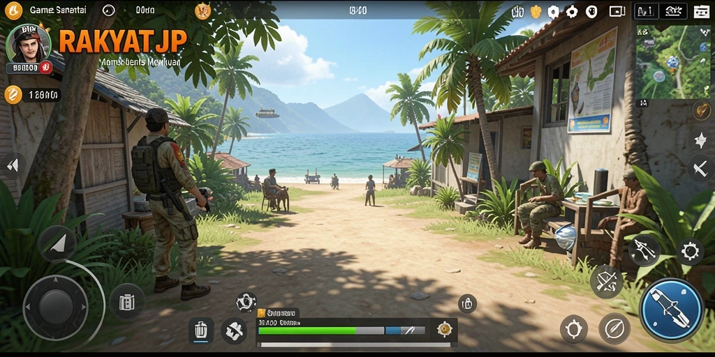 Screenshot RAKYATJP yang menampilkan gameplay seru dan menenangkan.