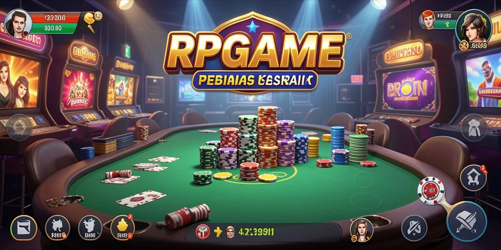 Screenshot RPGAME menampilkan gameplay Kasino yang menarik dan interaktif.