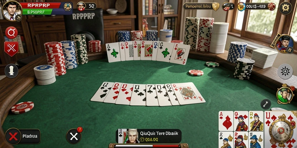 Tampilan gameplay RPRPRP yang seru dan menantang.