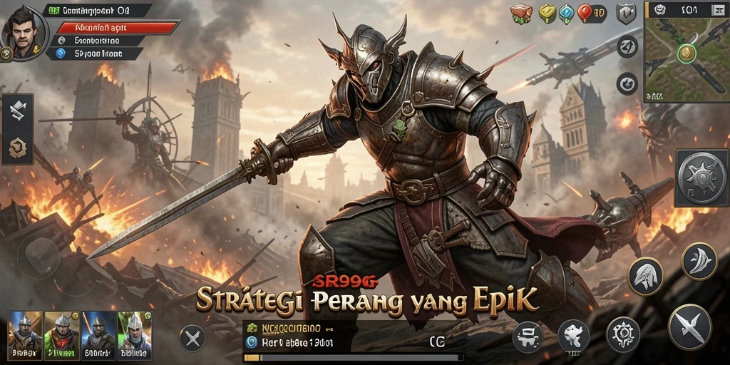 Tampilan epik pertempuran strategis dalam SR996.
