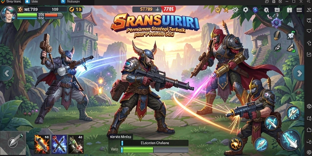 Screenshot ST789 menampilkan gameplay strategi yang mendebarkan.