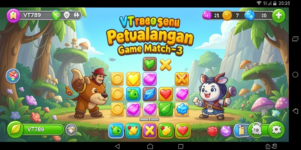 Tampilan gameplay VT789 yang seru dan penuh warna.