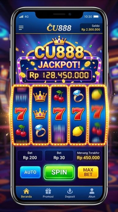 Tampilan utama aplikasi cu888 yang menawan.